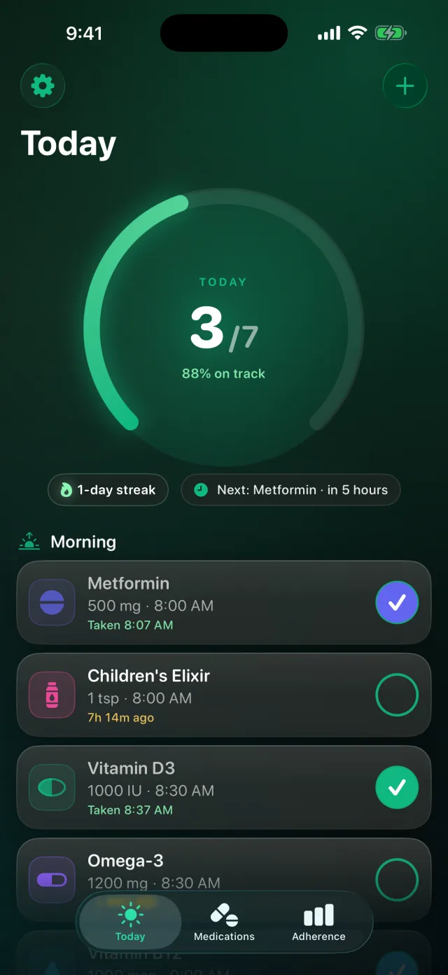 DoseLog: Medication Reminder screenshot