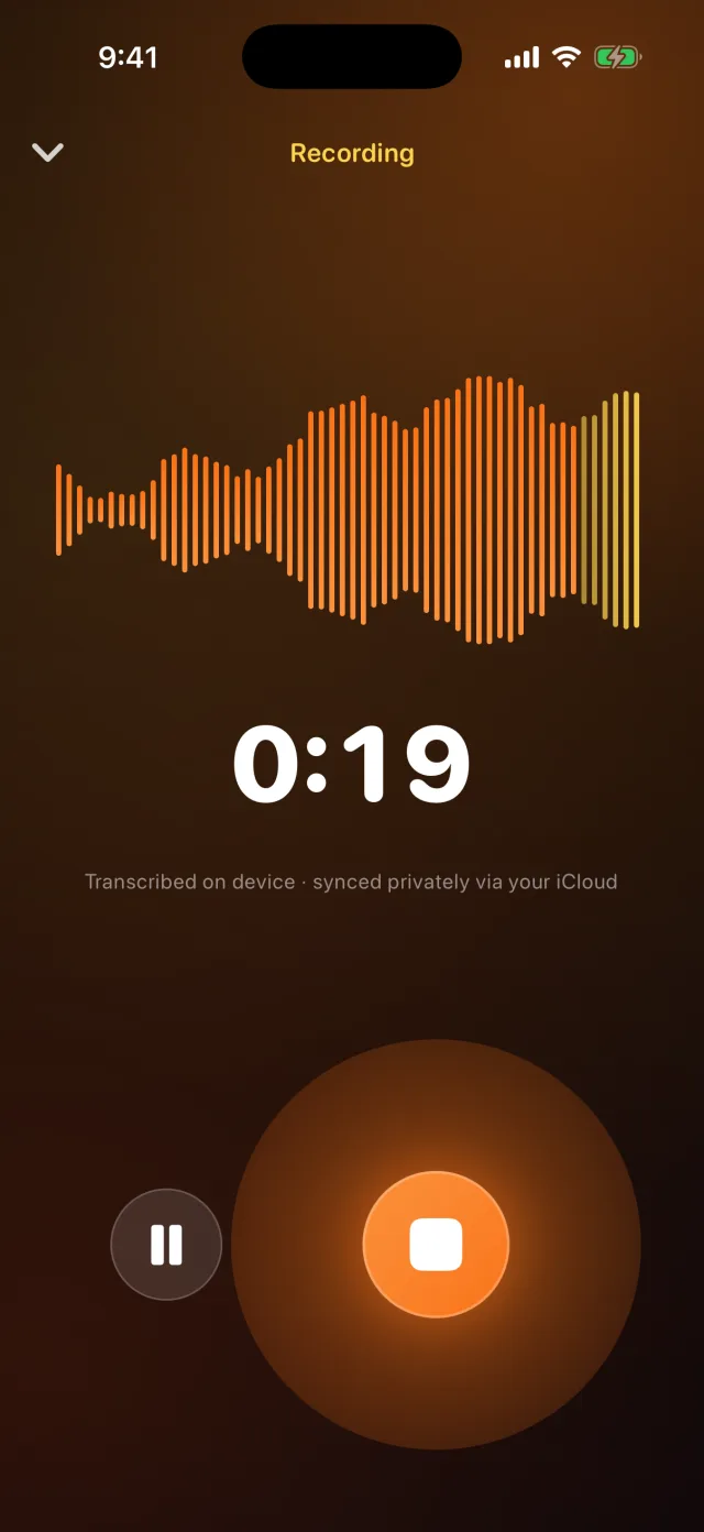 Verbatim: Voice to Text screenshot