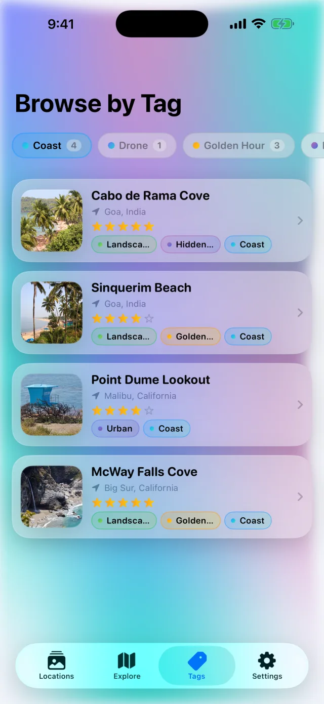 Waypoint: Location Snapshot — Tag manager
